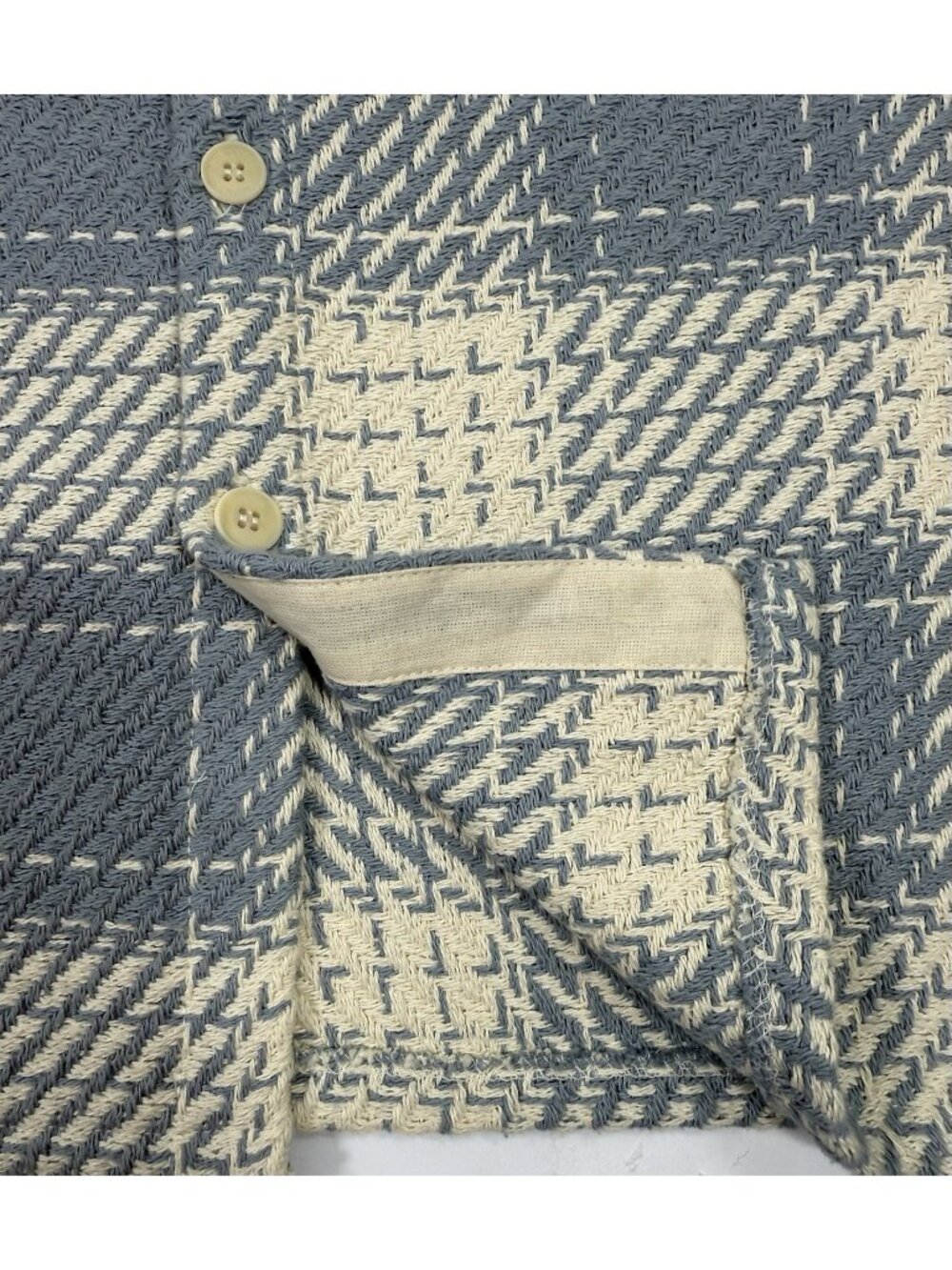 Wax London Mens Whiting Overshirt Heavyweight Woven Shacket Jacket Size XL Plaid - Picture 6 of 15